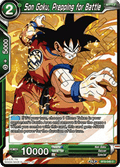 Son Goku, Prepping for Battle