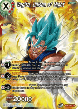 Vegito, Unison of Might (V.1 - Super Rare)
