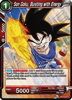 Son Goku, Bursting with Energy