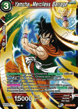Yamcha, Merciless Barrage (V.1 - Super Rare)