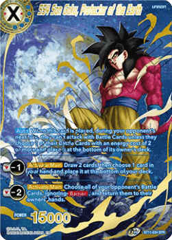 SS4 Son Goku, Protector of the Earth (V.2 - Special Rare)