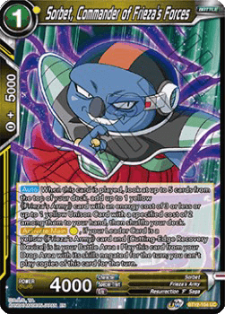 Sorbet, Commander of Frieza's Forces