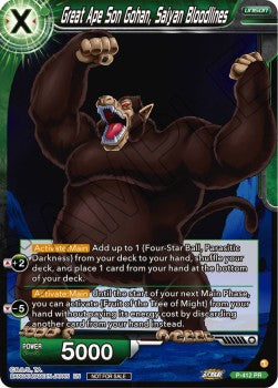 Great Ape Son Gohan, Saiyan Bloodlines