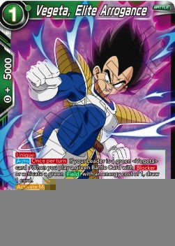 Vegeta, Elite Arrogance