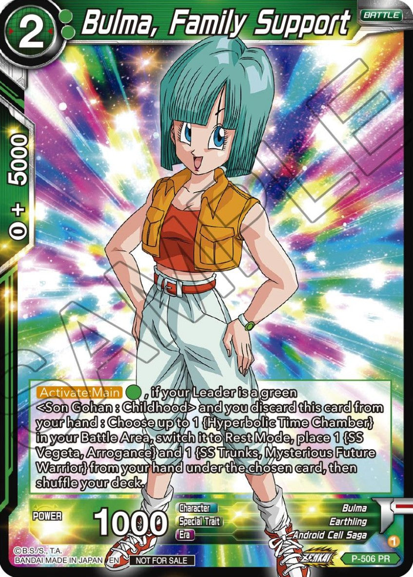 Bulma, Family Support
