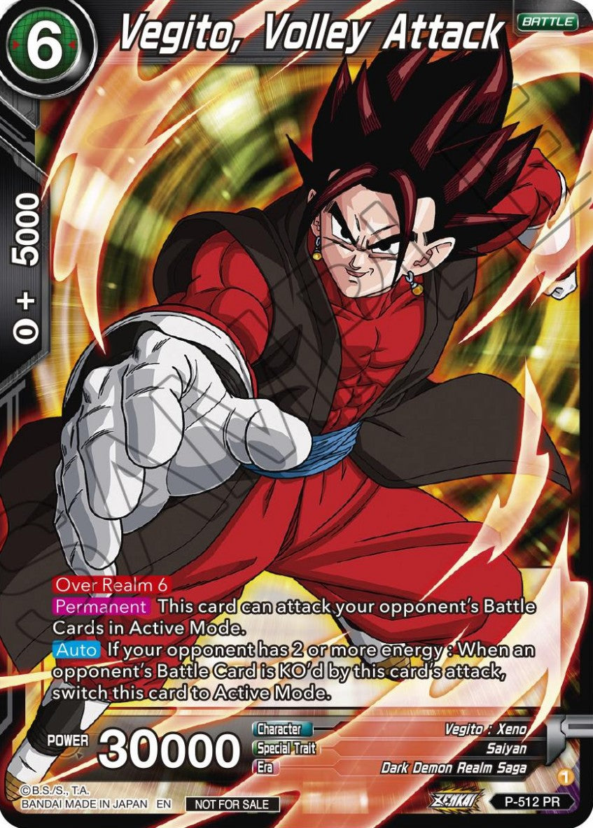 Vegito, Volley Attack (V.1 - Promo)