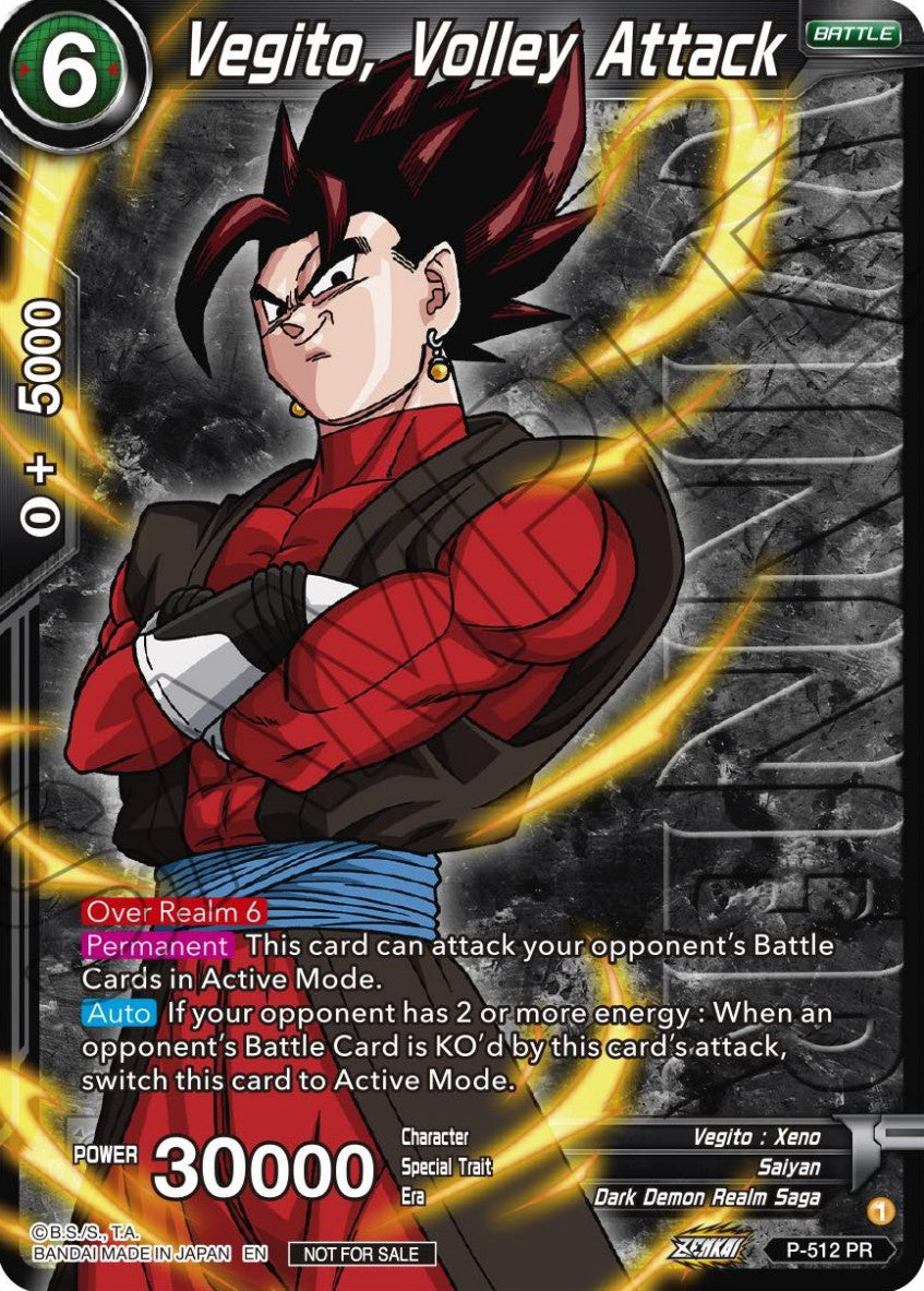 Vegito, Volley Attack (V.2 - Promo)