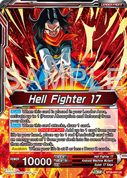 Hell Fighter 17 // Super 17, Anti-Saiyan Killing Machine (V.1 - Uncommon)