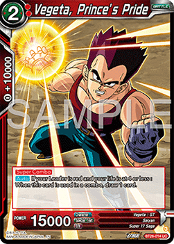 Vegeta, Prince's Pride