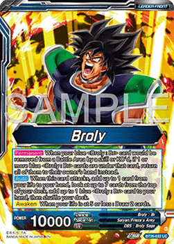 Broly // SS Broly, Full-Power Explosion (V.1 - Uncommon)