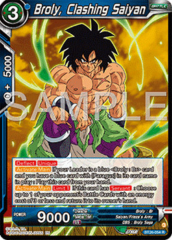 Broly, Clashing Saiyan