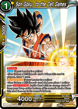 Son Goku, to the Cell Games