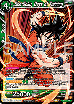 Son Goku, Days of Training