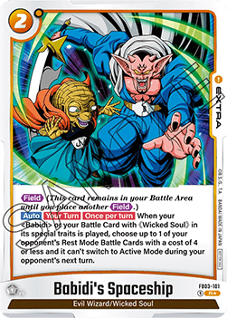 Babidi's Spaceship (FB03-101) [Fusion World]