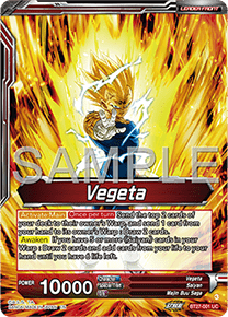 Vegeta // SSB Vegeta, Saiyan Pride (V.1 - Uncommon)