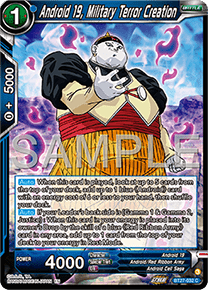 Android 19, Military Terror Creation