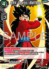 SS4 Vegito, Barrage (V.1 - Rare)