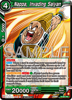 Nappa, Invading Saiyan