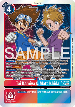Tai Kamiya & Matt Ishida (EX9-066) (V.1)