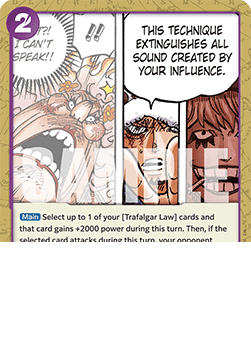 The "Extinguishes All Sound Created by Your Influence" Technique (OP12-077)