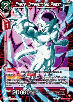 Frieza, Unrestricted Power