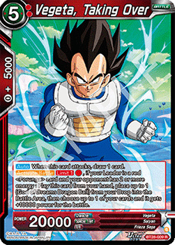 Vegeta, Taking Over