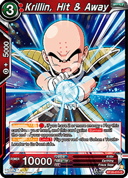 Krillin, Hit & Away