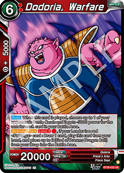 Dodoria, Warfare
