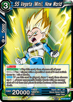 SS Vegeta (Mini), New World