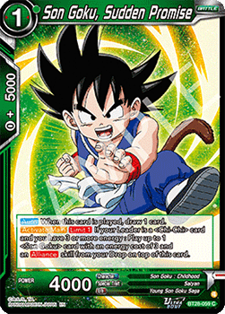Son Goku, Sudden Promise