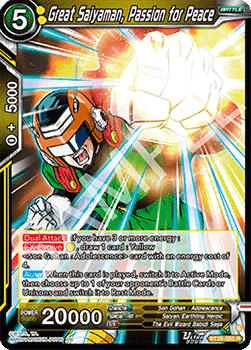 Great Saiyaman, Passion for Peace