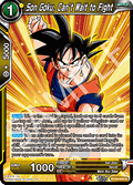 Son Goku, Can't Wait to Fight