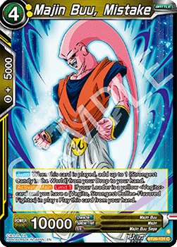 Majin Buu, Mistake