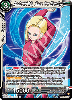Android 18, Care for Family