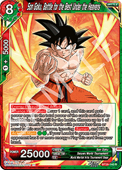 Son Goku, Battle for the Best Under the Heavens (V.1 - Rare)