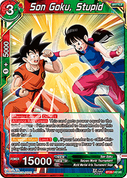 Son Goku, Stupid