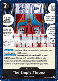 The Empty Throne (OP13-099)