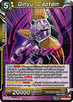 Ginyu, Captain (V.1 - Uncommon)