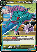 Ginyu, Failed Change