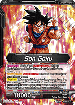 Son Goku // SSB Kaio-Ken Son Goku, Striking a God (V.1 - Uncommon)
