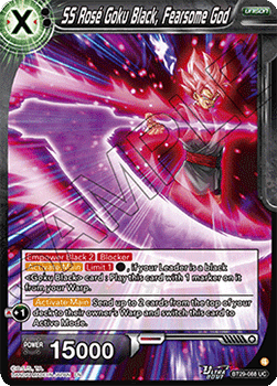 SS Rosé Goku Black, Fearsome God (V.1 - Uncommon)