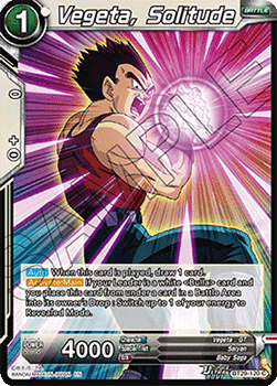 Vegeta, Solitude