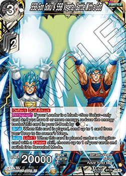 SSB Son Goku & SSB Vegeta, Battle With a God