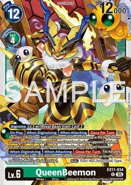 QueenBeemon (EX11-034) (V.1)