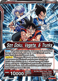 Son Goku, Vegeta, & Trunks // Super Saiyans United (V.1 - Uncommon)