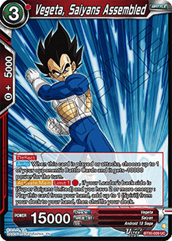 Vegeta, Saiyans Assembled