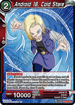 Android 18, Cold Stare