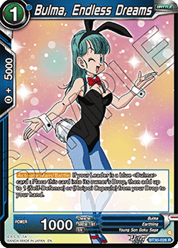 Bulma, Endless Dreams (V.2 - Rare)