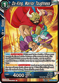 Ox-King, Warrior Toughness