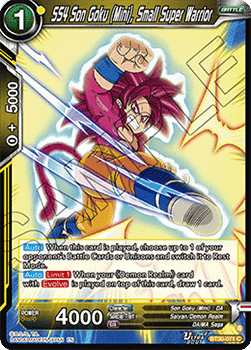 SS4 Son Goku (Mini), Small Super Warrior (V.1 - Common)